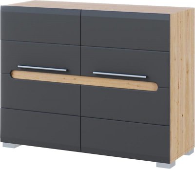 Тумба 2Д Світ Меблів БЬЯНКО Графит