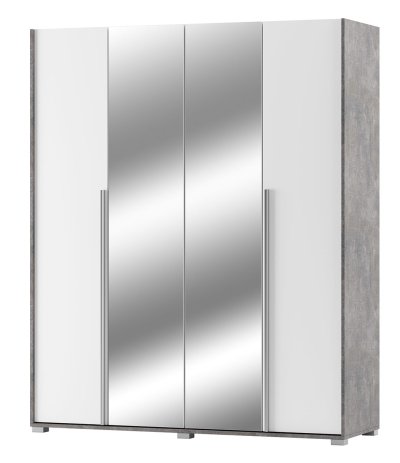 Шкаф 4Д Світ Меблів АЛЕКСА Белая