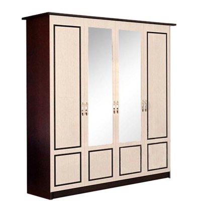 Шкаф 4Д Світ Меблів КИМ Венге