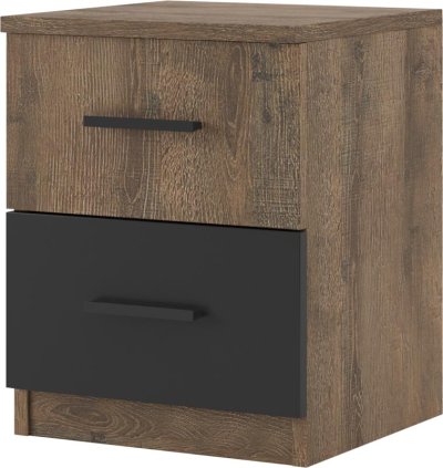 Тумба Світ Меблів ЛОТОС Дуб гранж колониальный + Антрацит