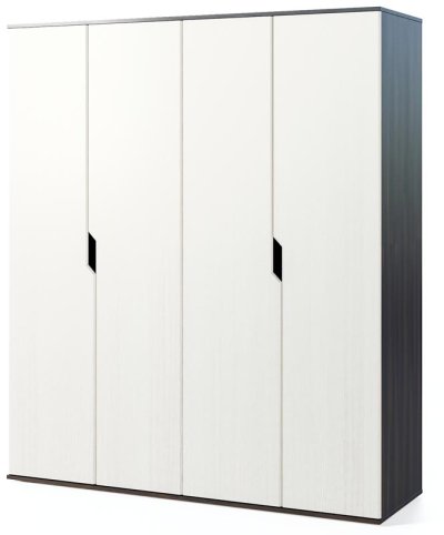 Шкаф 4Д Світ Меблів МАРИЯ Белое золото