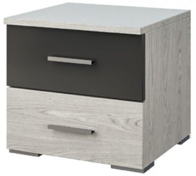 Тумба Світ Меблів ЛИЛЕЯ НОВА Артвуд светлый + антрацит Тумба Світ Меблів ЛИЛЕЯ НОВА Артвуд светлый + антрацит