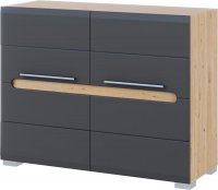 Тумба 2Д Світ Меблів БЬЯНКО Графит