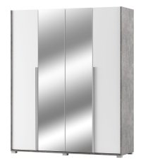 Шкаф 4Д Світ Меблів АЛЕКСА Белая